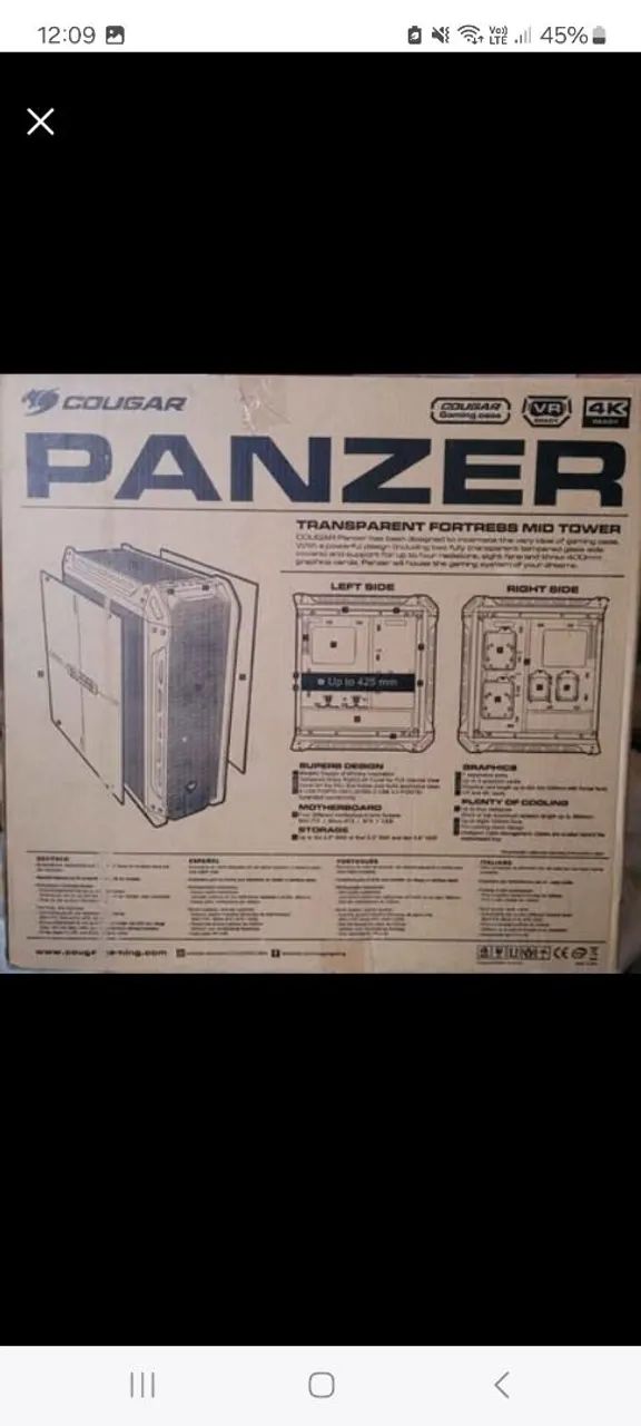 Gabinete cougar panzer - s - Foto 4