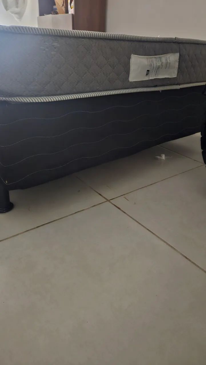 CAMA BOX COM COLCHAO CASAL - Foto 2