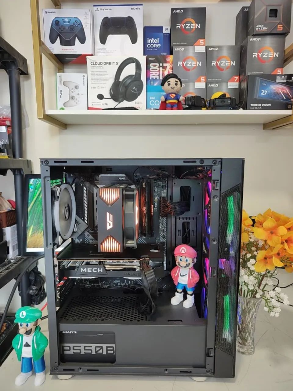 PC Gamer Intel Core i5 10th + RX 6600 - Foto 3