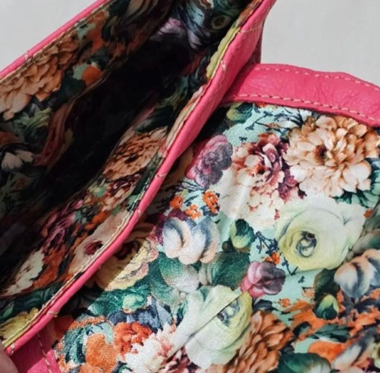 Bolsa carmen steffens | rosa tiffany | original | usada - Foto 5