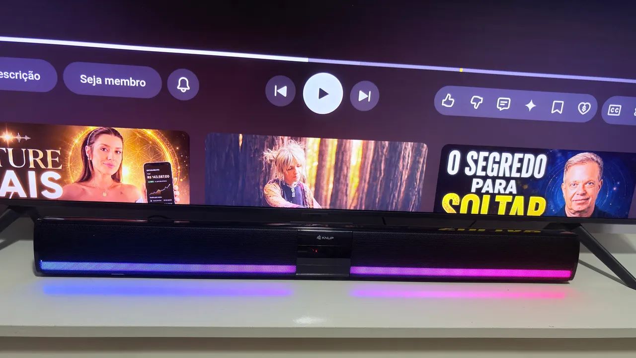 Tv Aoc 50 Polegadas + Soundbar Led - Foto 5