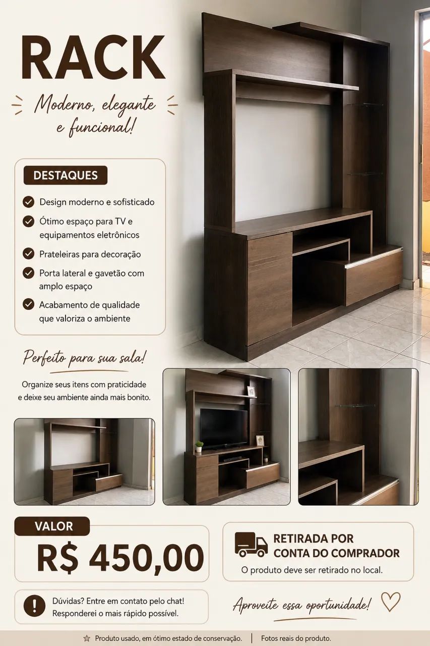 Rack + painel 