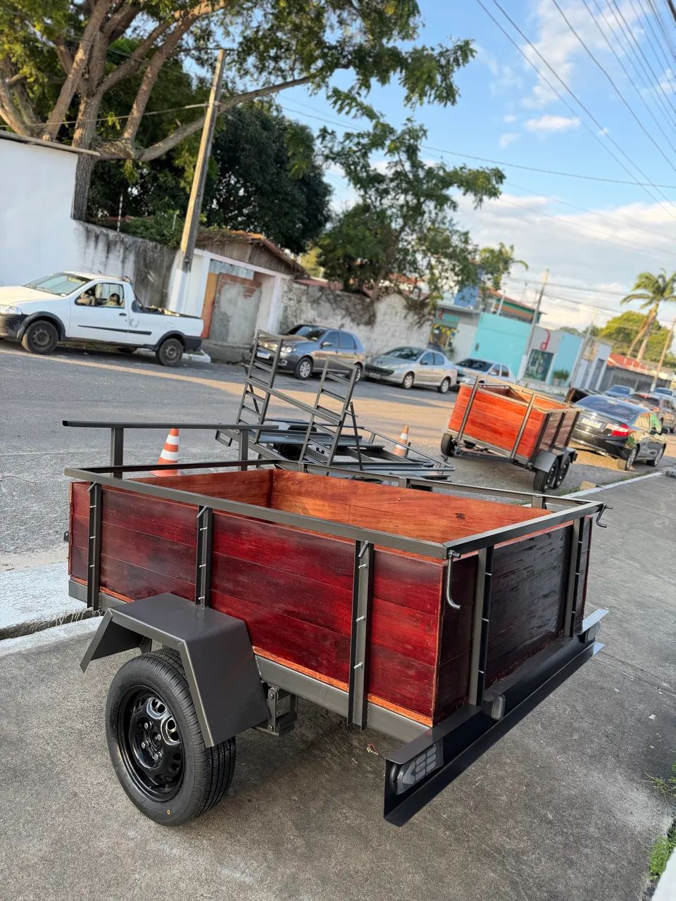 Reboque um eixo novo  - Foto 4