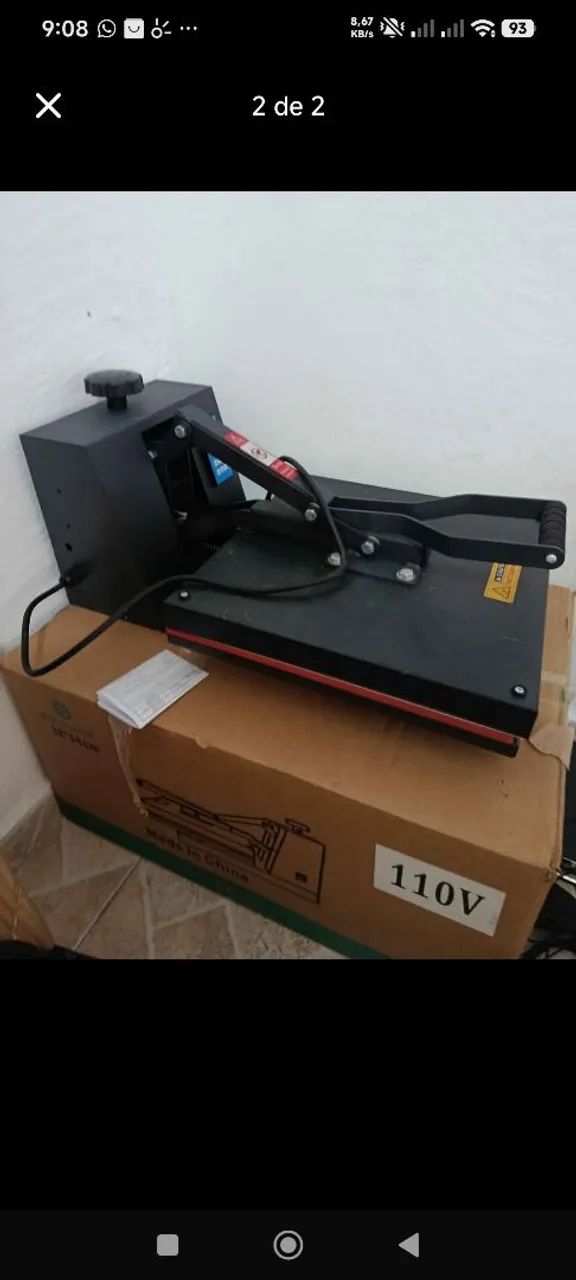 Vendo prensa térmica data print 38x38 nunca usada - Foto 2