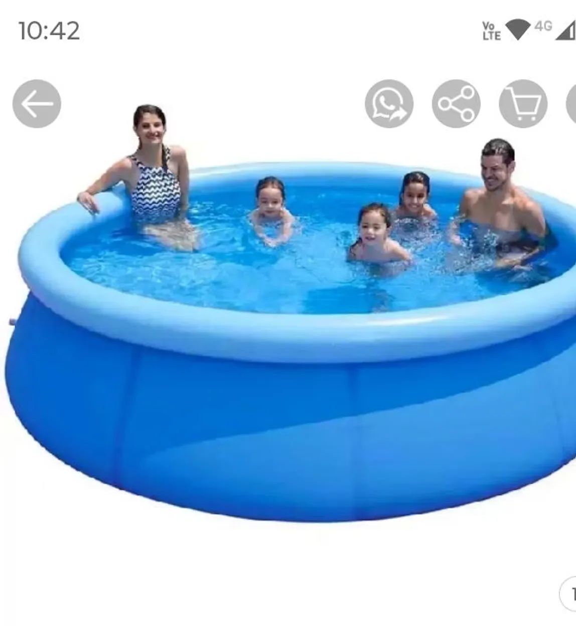 Piscina inflável 