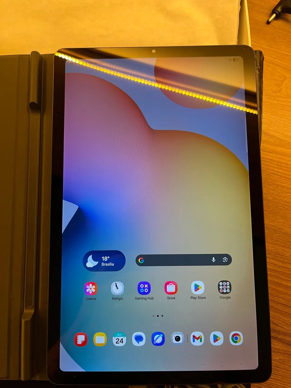 Tablet Samsung Galaxy Tab S6 Lite sem uso  - Foto 2