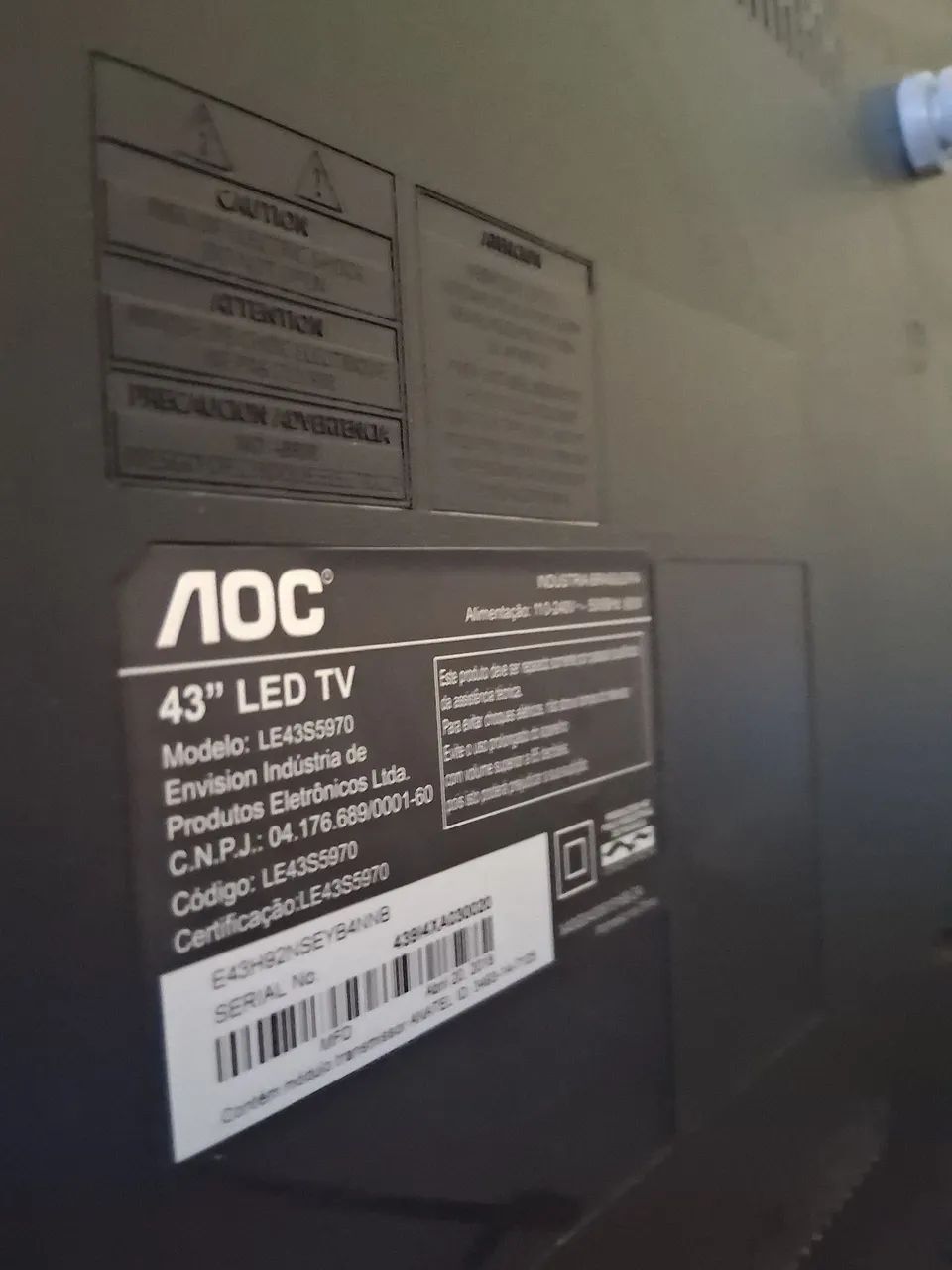 Televisão aoc smart 43 polegada - Foto 2