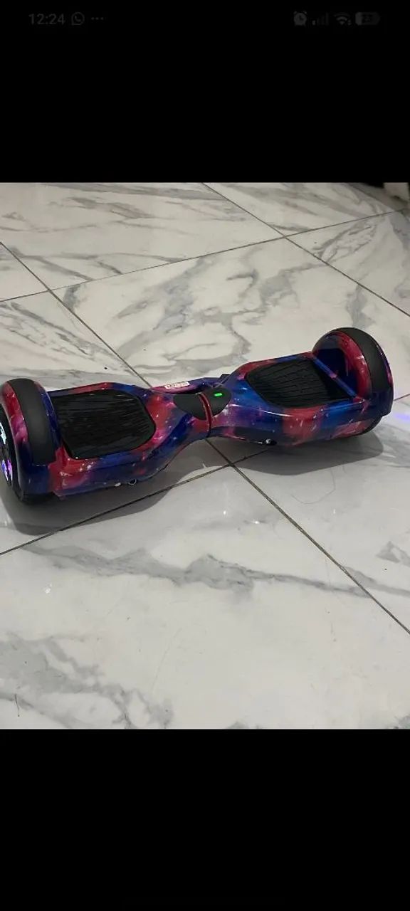 Hoverboard 6.5" Galáxia com Bluetooth e Luzes LED - Completo  