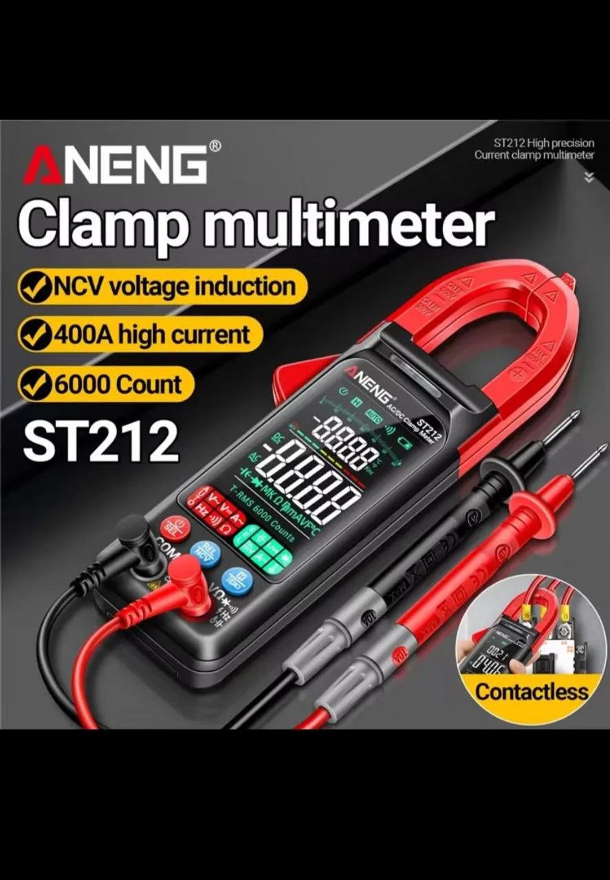 ALICATE AMPERIMETRO ANENG ST212 - Foto 4
