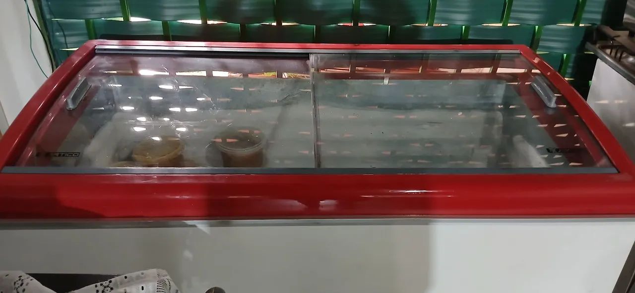 Freezer porta de vidro