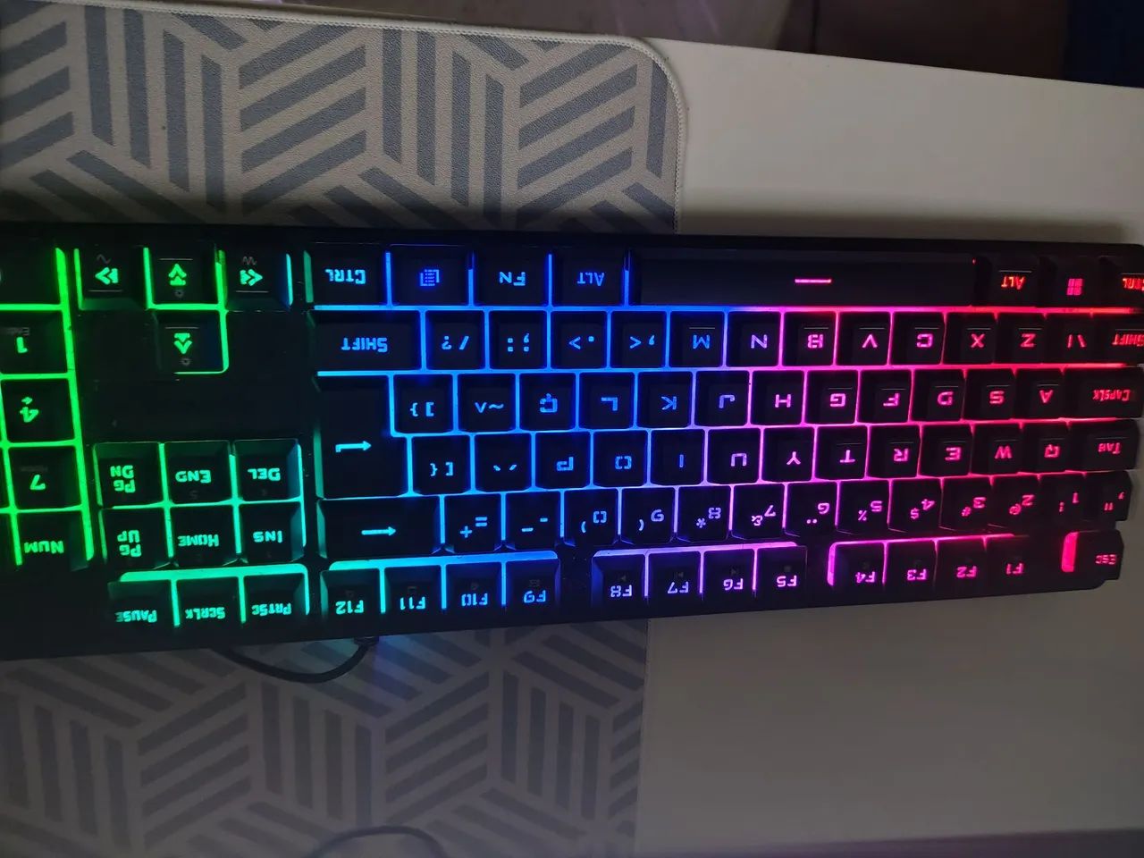 Mouse PAD e teclado red dragon nether Bane - Foto 3