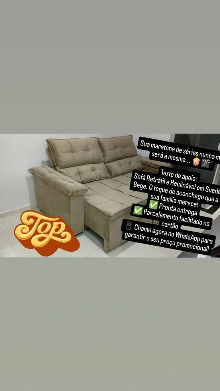 Sofá direto da fábrica 