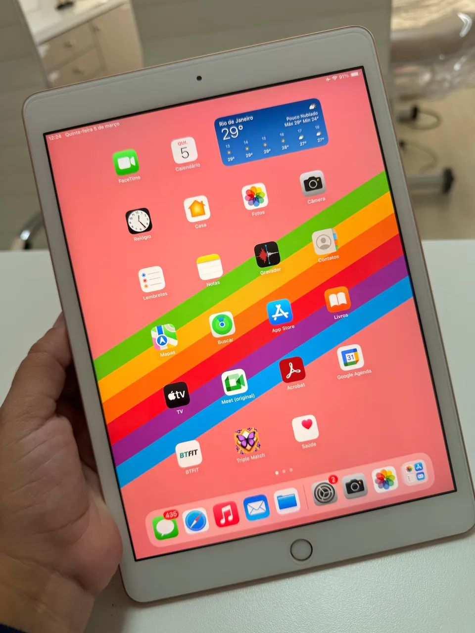 iPad 8a geração 128GB rose gold  - Foto 3