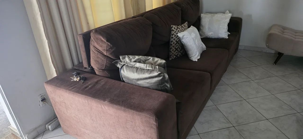 Sofá retrátil 3 lugares  - Foto 3