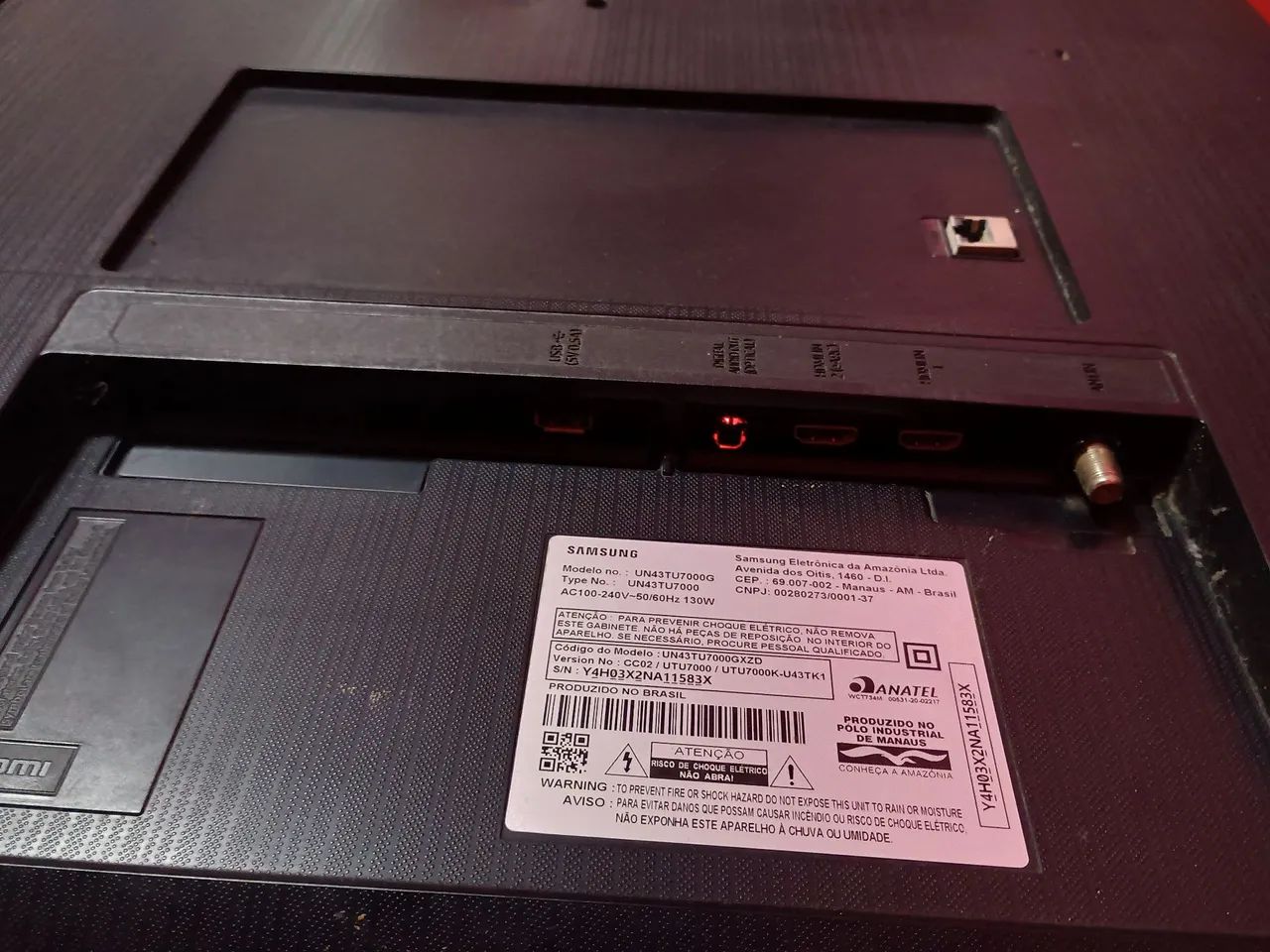 TV Samsung 43 polegadas pra retirar peças, poço entrega  - Foto 3