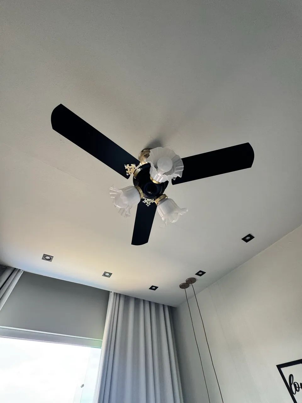 Ventilador de teto 3 lâmpadas  - Foto 2