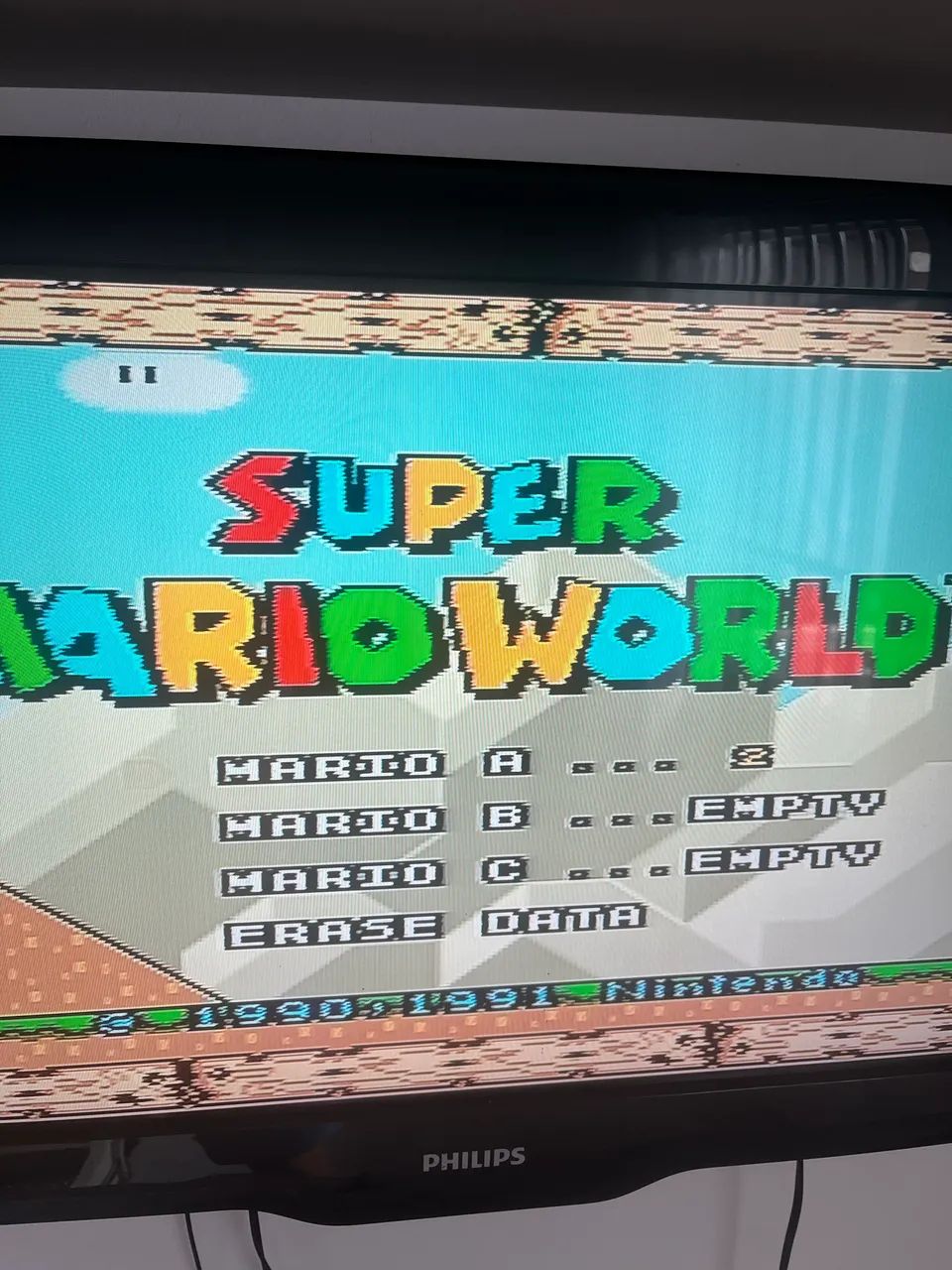 Super Nintendo Com Mario Salvando  - Foto 2