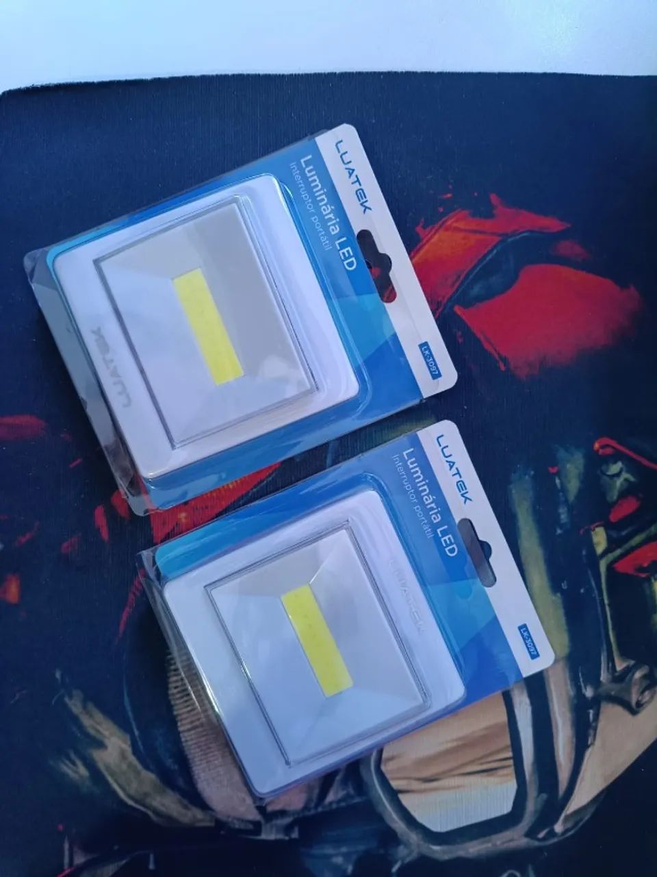 Luminária LED com Interruptor Portátil Luatek