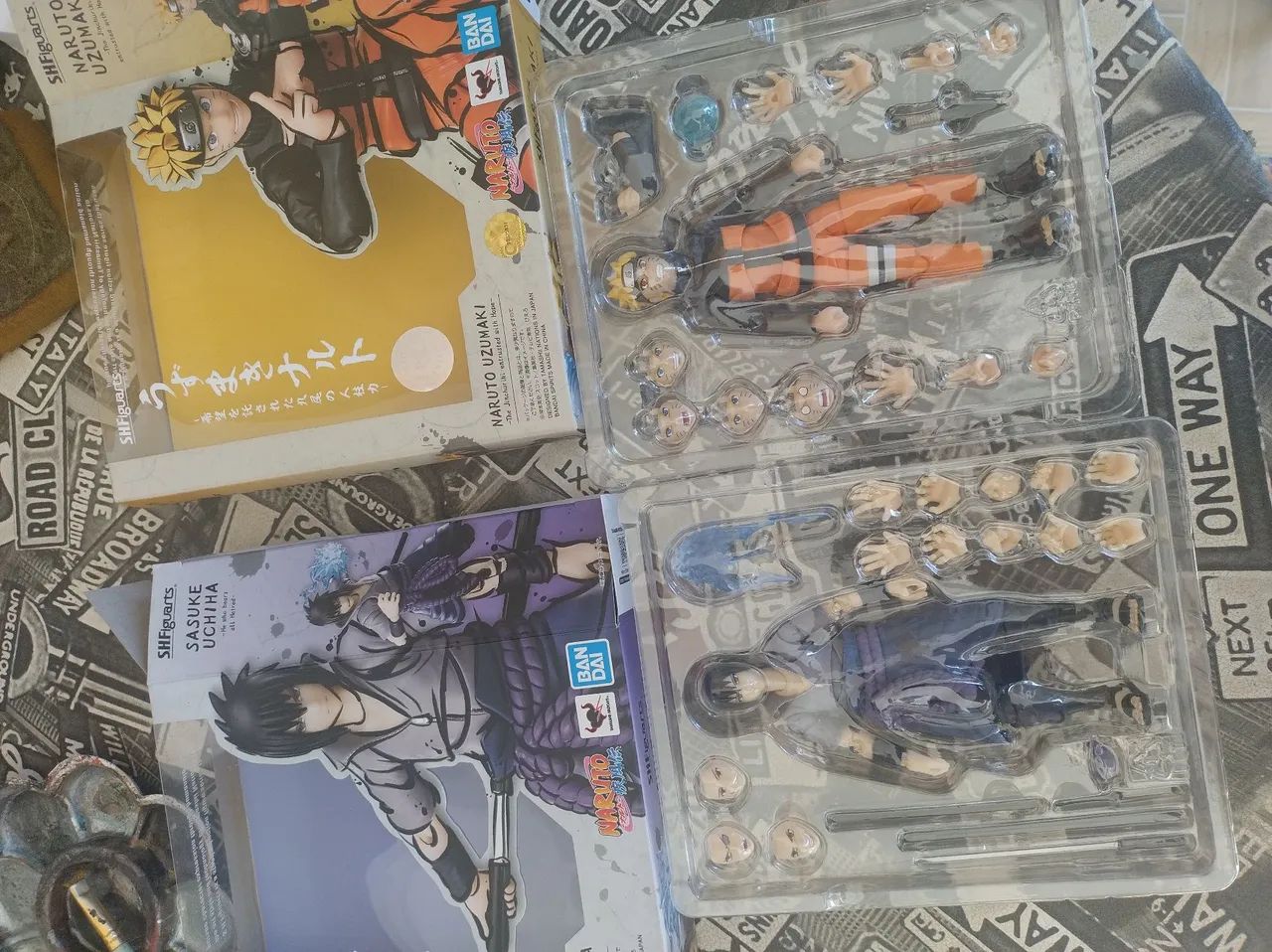 Sasuke e Naruto sh figuarts originais - Foto 2