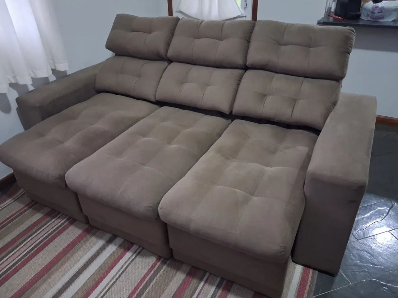 Sofá 3 lugares retrátil  - Foto 3