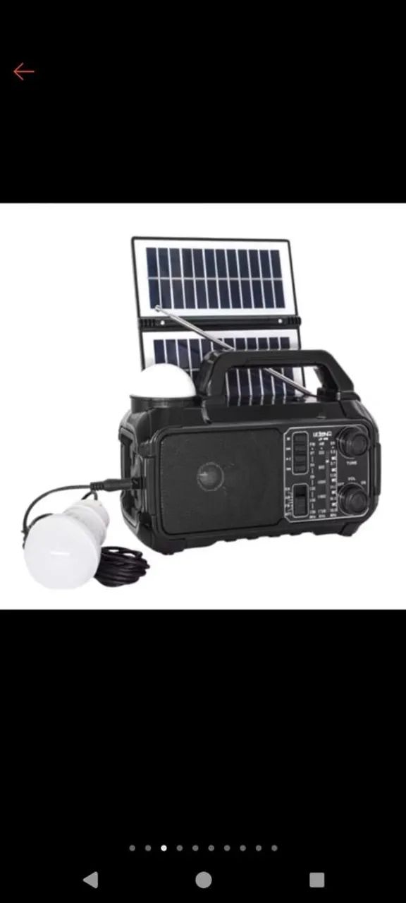 Sim com placa solar e luz de emergência  - Foto 2