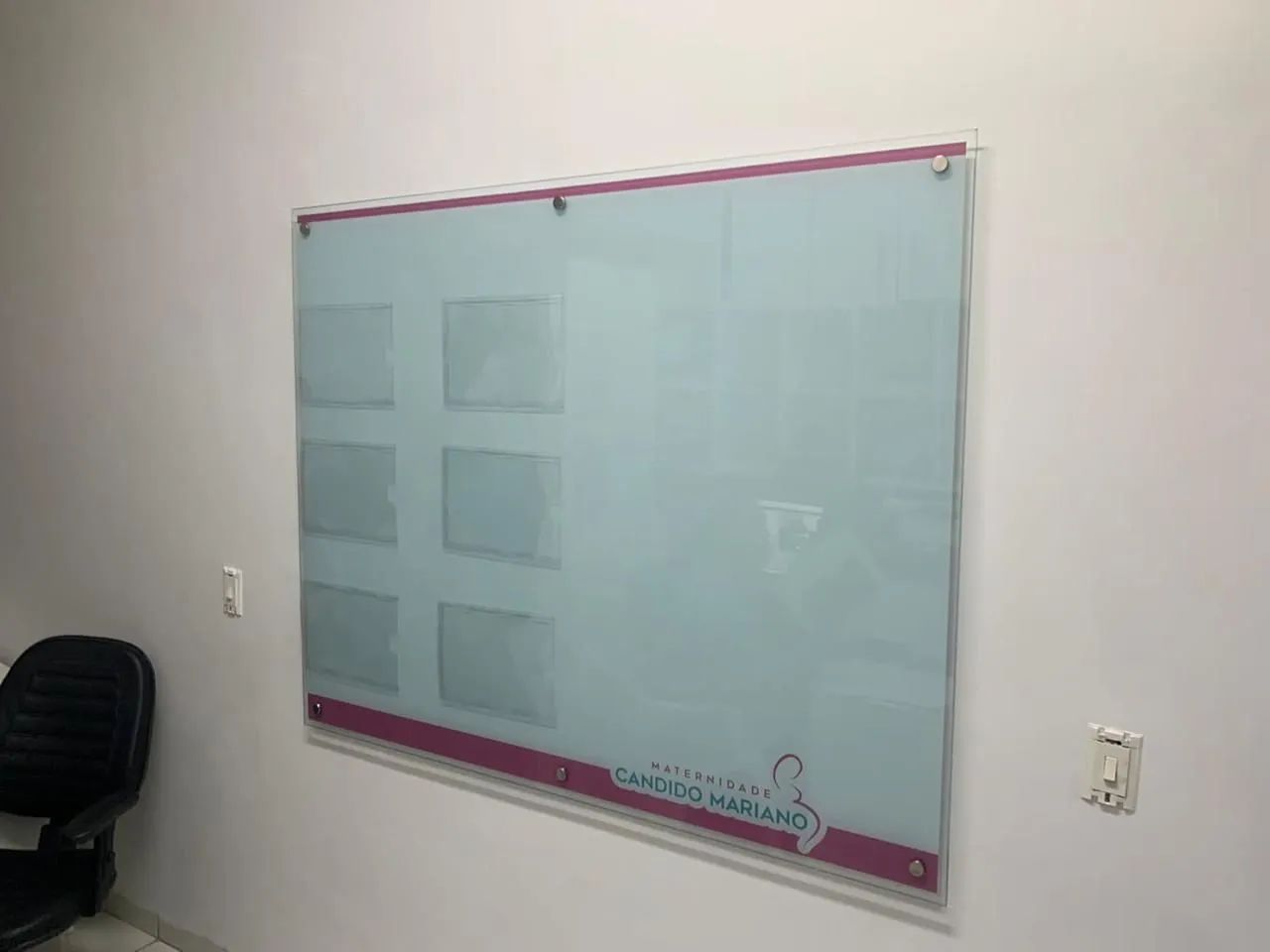 Quadro de avisos recepção 