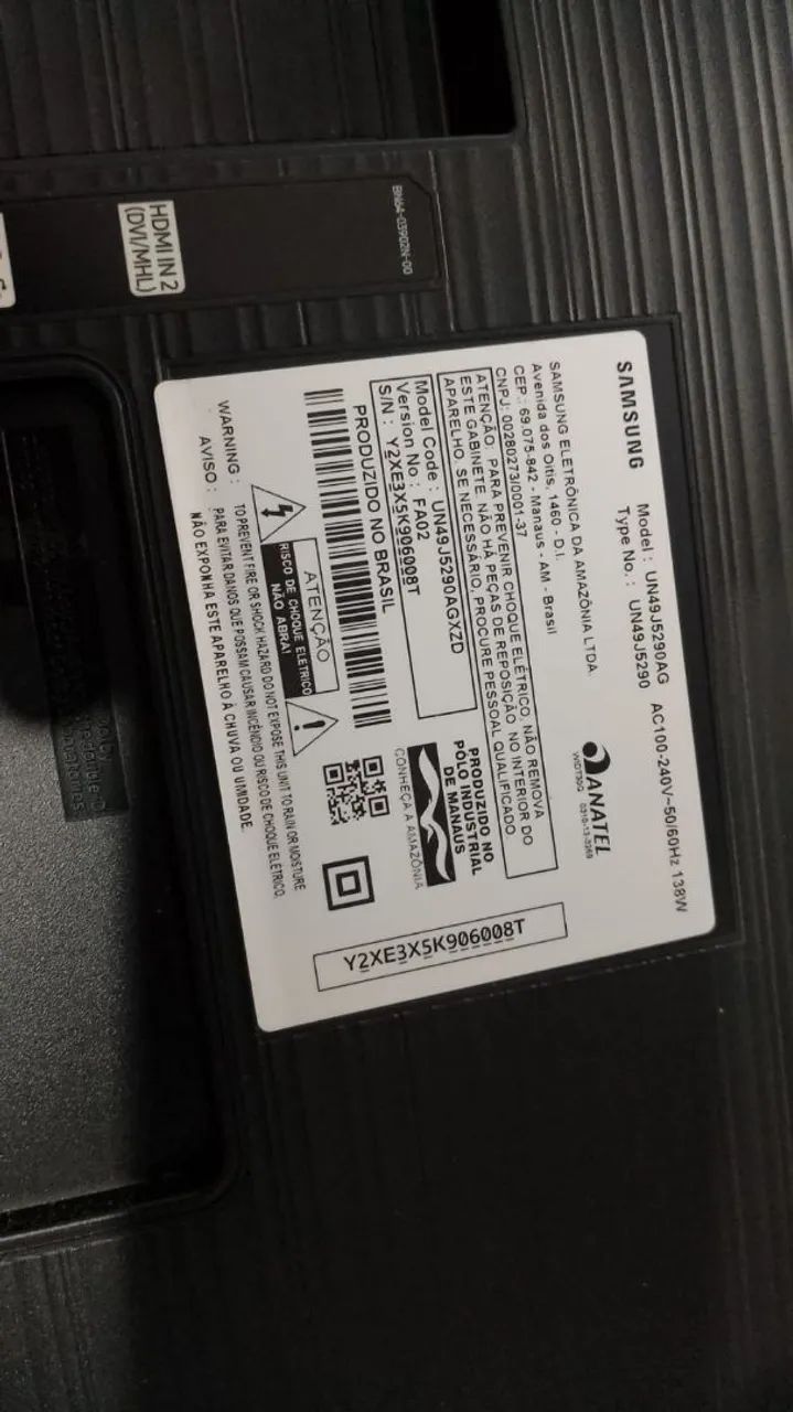 Retirada de peça TV 50" - Foto 3