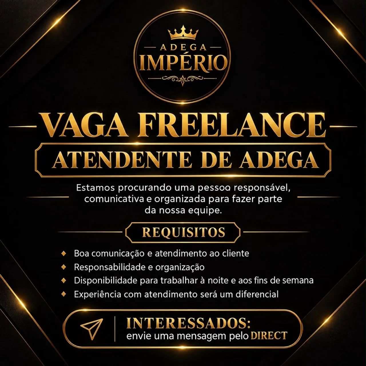 Vaga de freelancer 