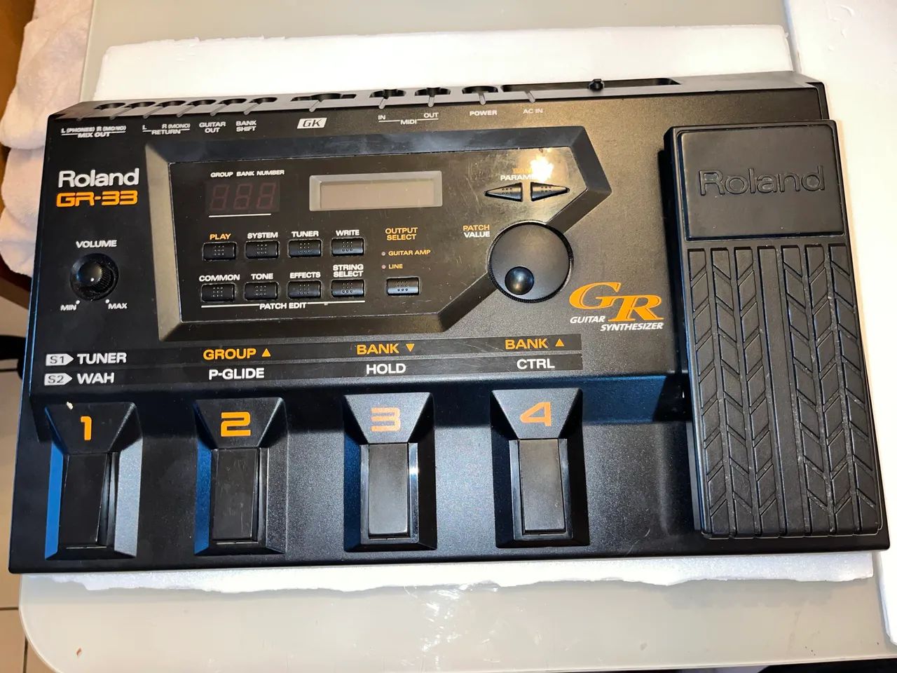 Roland GR-33 ギターシンセサイザー GK-3セット Vendo GR-33 Roland Guitar Synthetizer e Captador GK-3 Roland