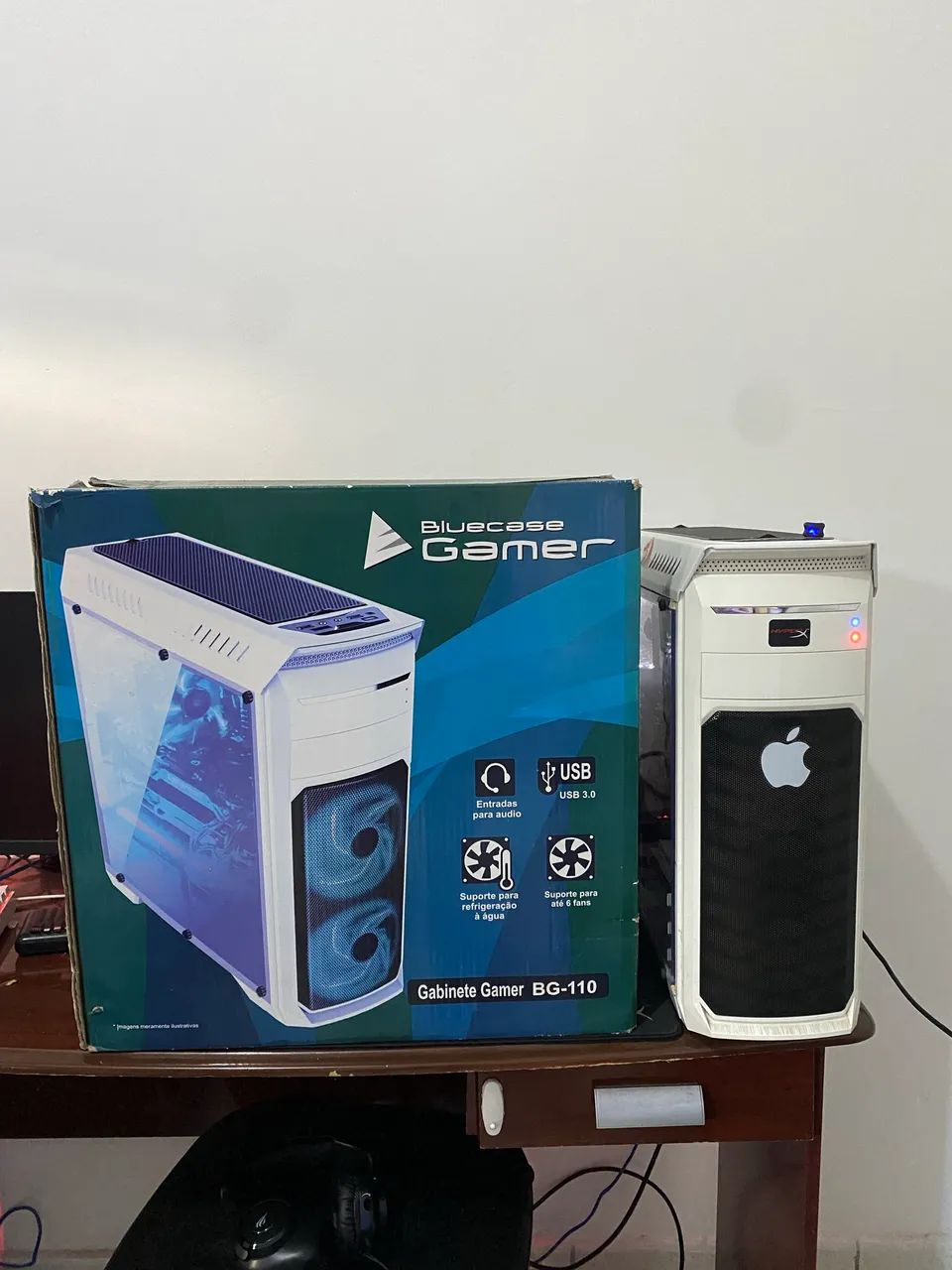 Vendo setup completo (PC,mouse,teclado,mesa e headset)