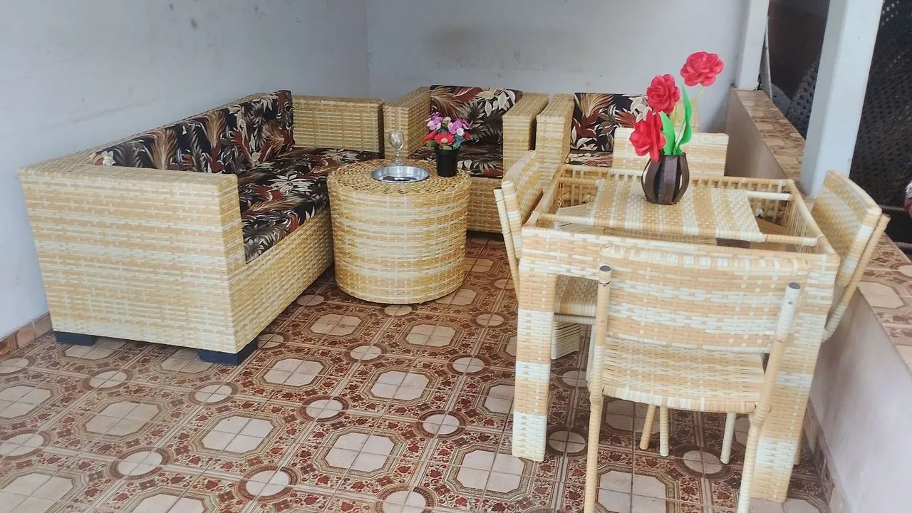 Conjunto de sofá de alto padrão de área externa  - Foto 2