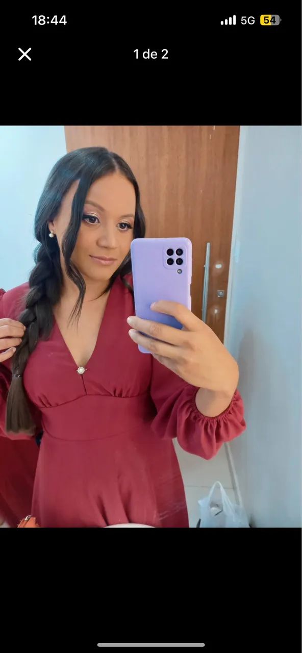 Vestido Marsala