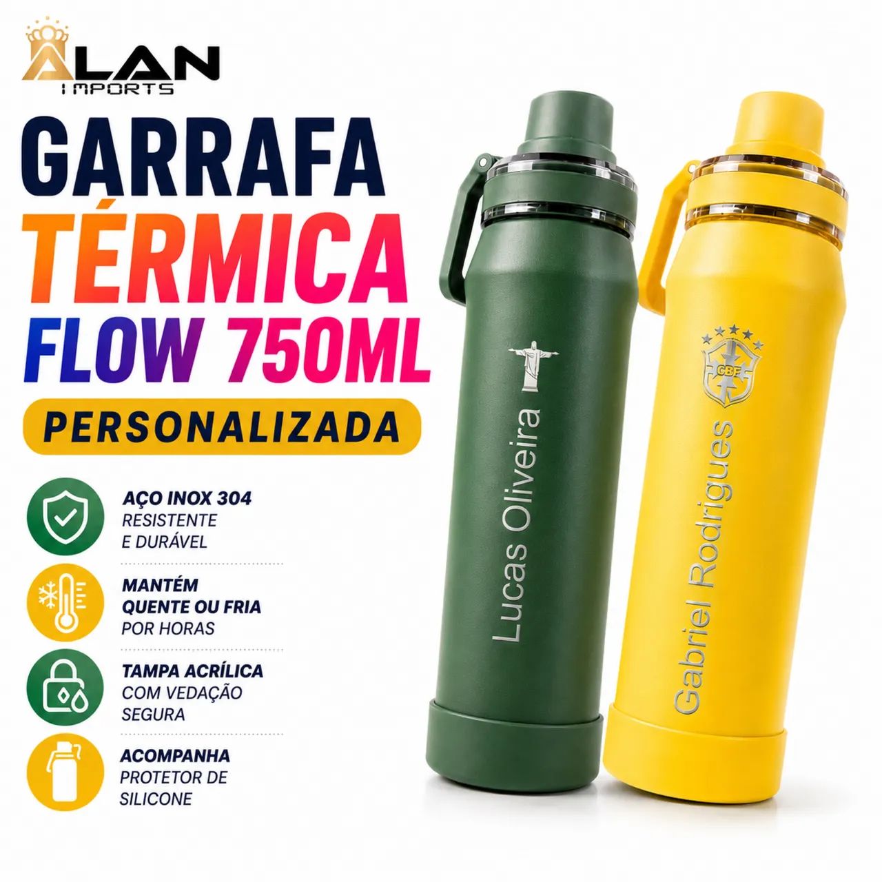 Garrafas Térmicas Personalizadas - Foto 4