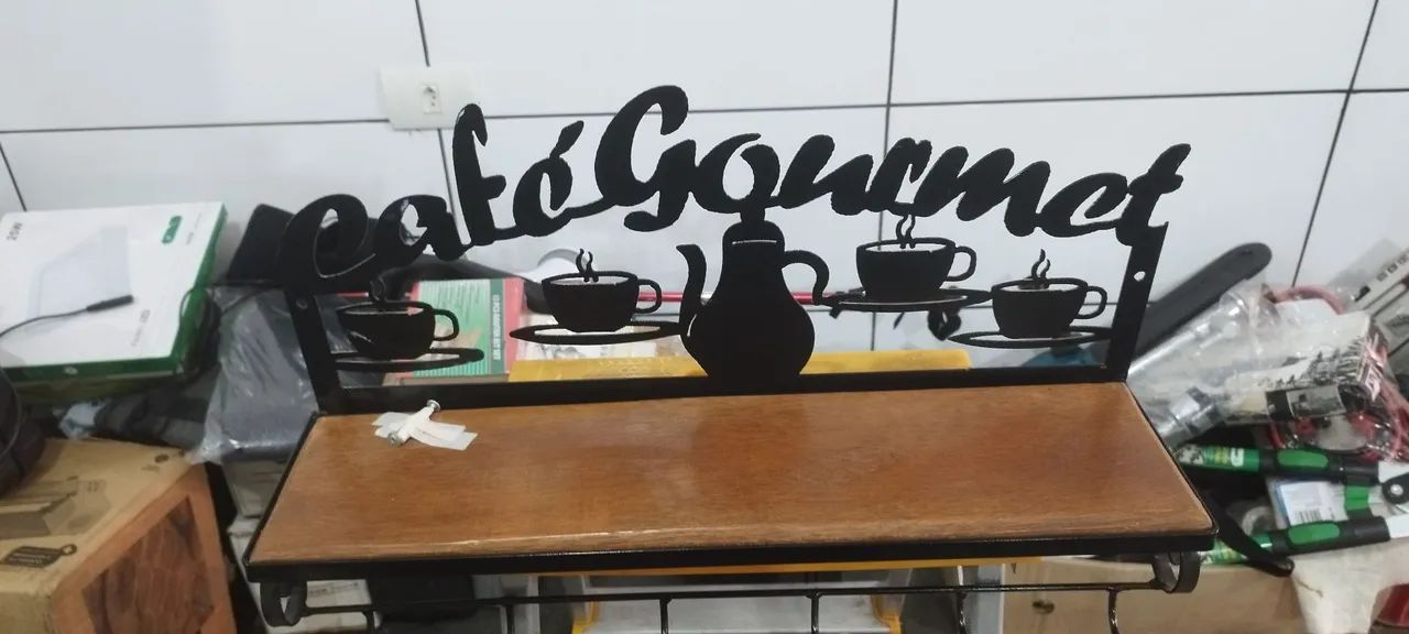 Prateleira café gourmet 