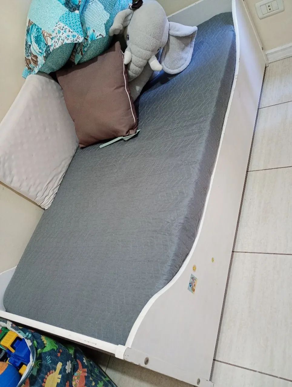CAMA + COLCHAO INFANTIL  - Foto 2
