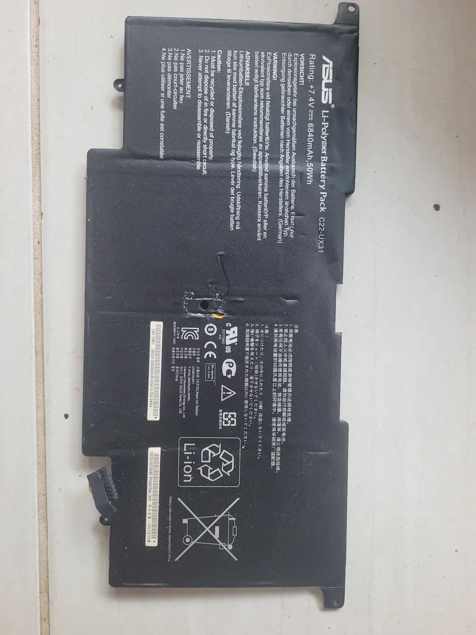 Bateria notebook asus zenbook