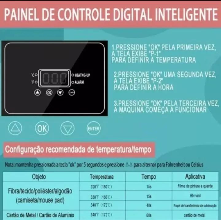 Prensa termica plana 