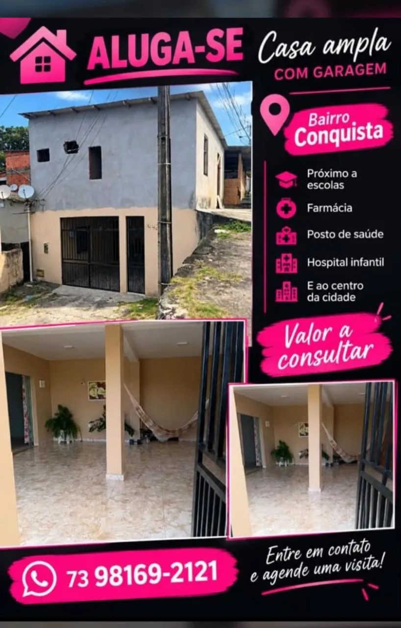 Alugo casa