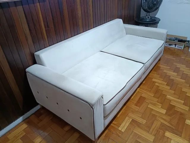Sofá off white veludo  - Foto 3