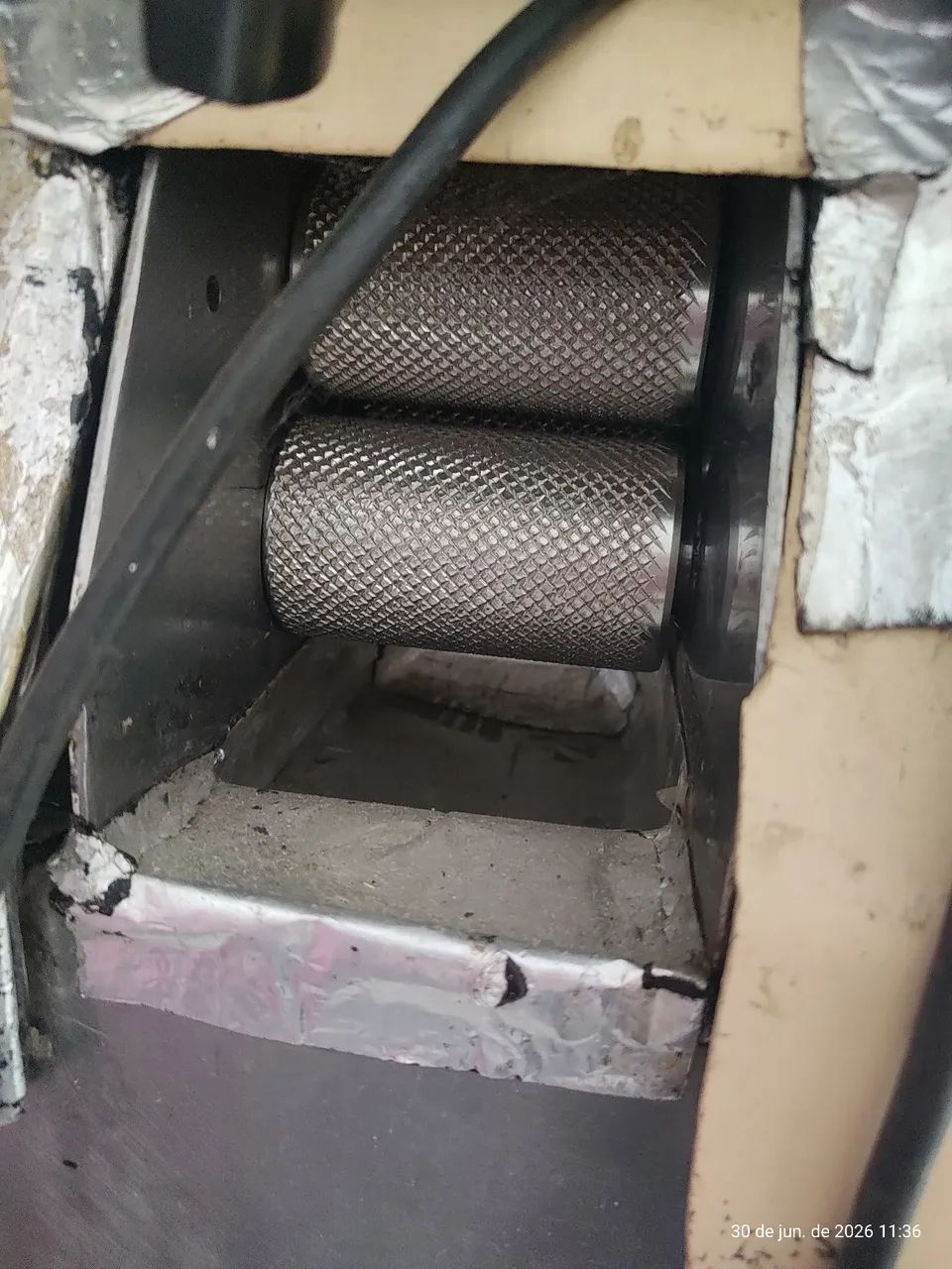 Engenho elétrico de caldo de cana