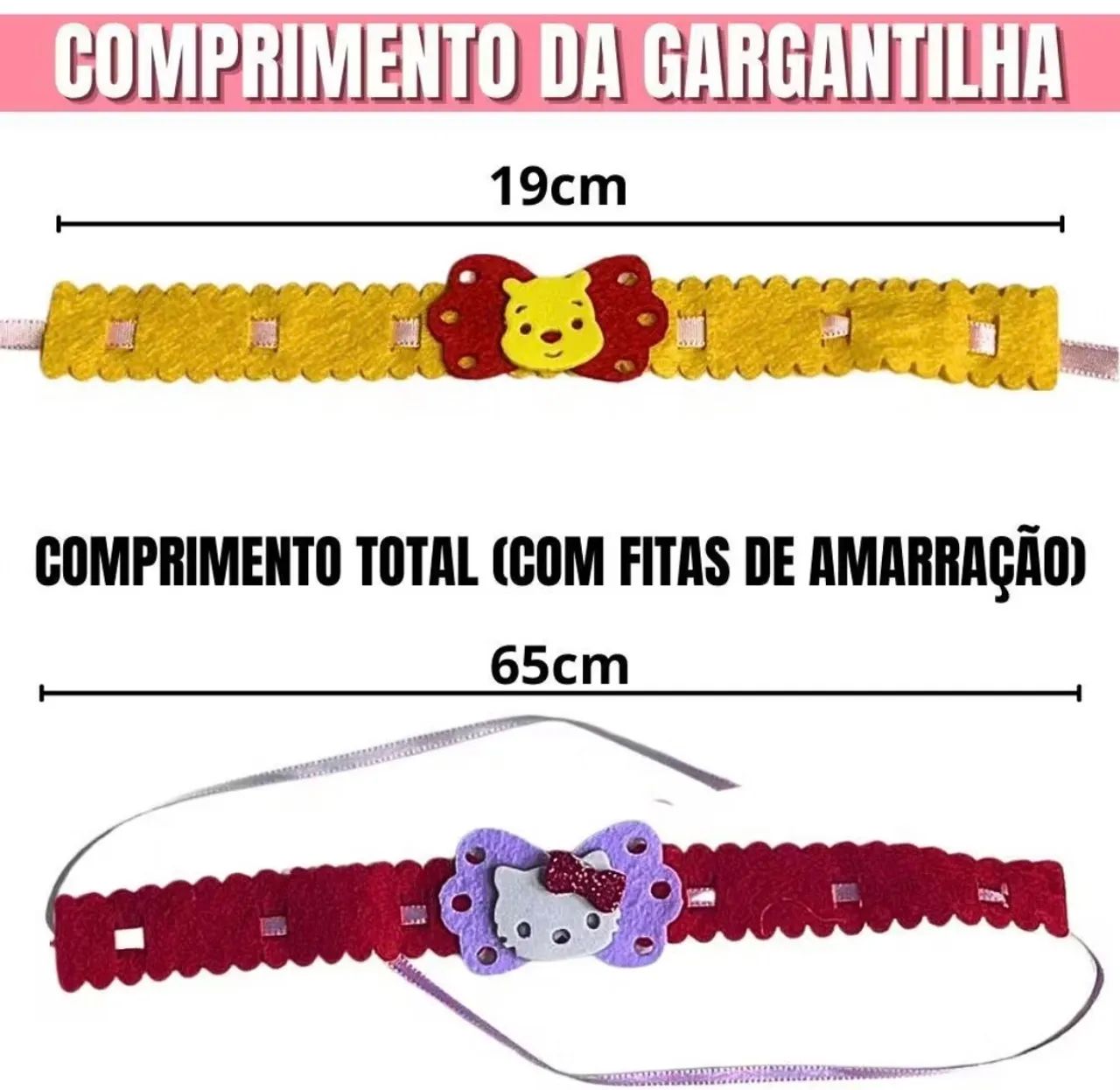 Kit 180 laços para Pets 50 Gargantilhas Premium 50 Laçinhos M 30 Gravatinhas com Gola 50 - Foto 4