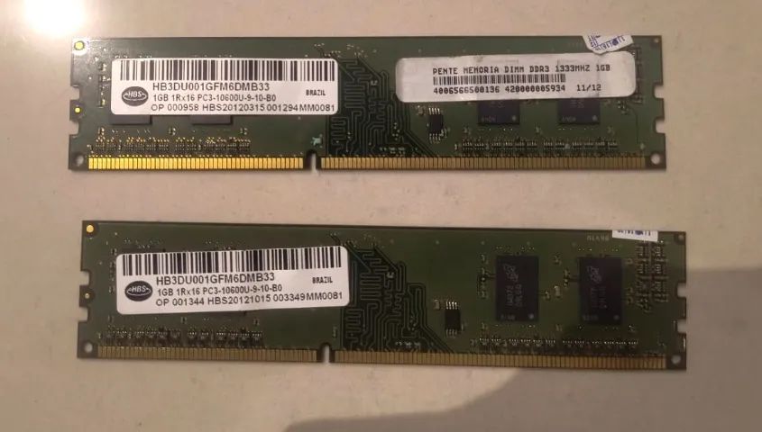 Memória DDR 3 para Desktop