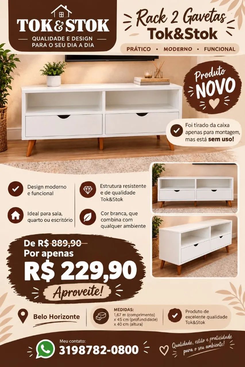Rack novo tok stok 