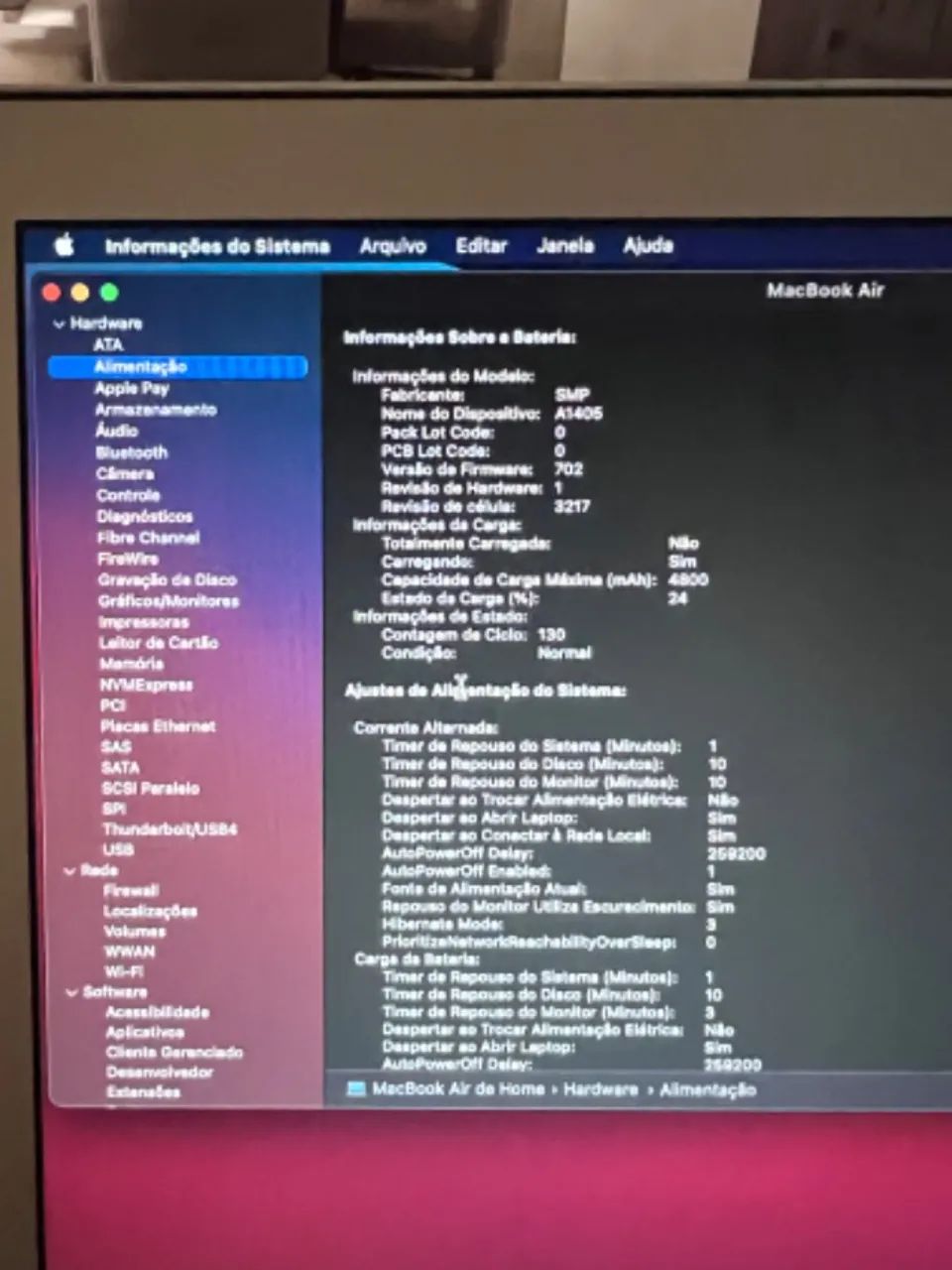 MacBook Air 13" (2014) - Estado de Novo - Bateria Impecável (130 ciclos) - Foto 6