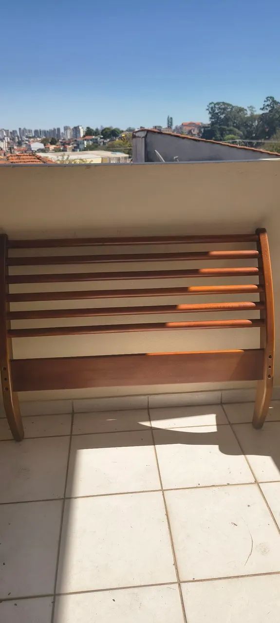 Cama Tok stok de madeira . Solteiro 