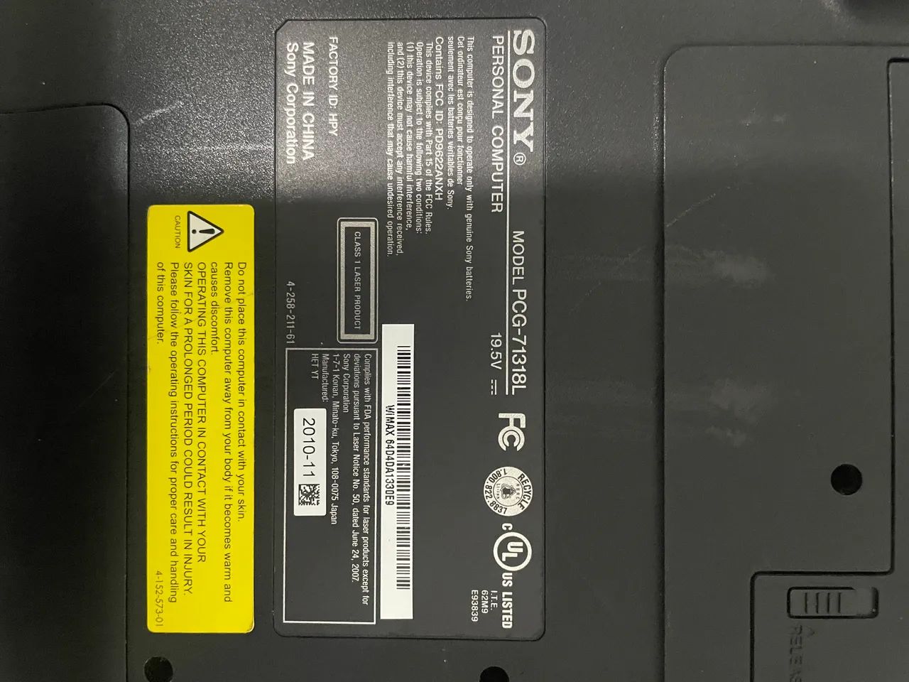Notebook Sony Vaio PCG-71318L - Foto 5