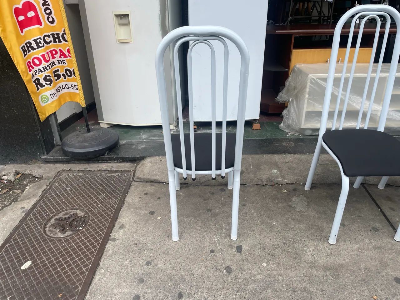 Conjunto 3 Cadeiras Brancas Jantar - Foto 4