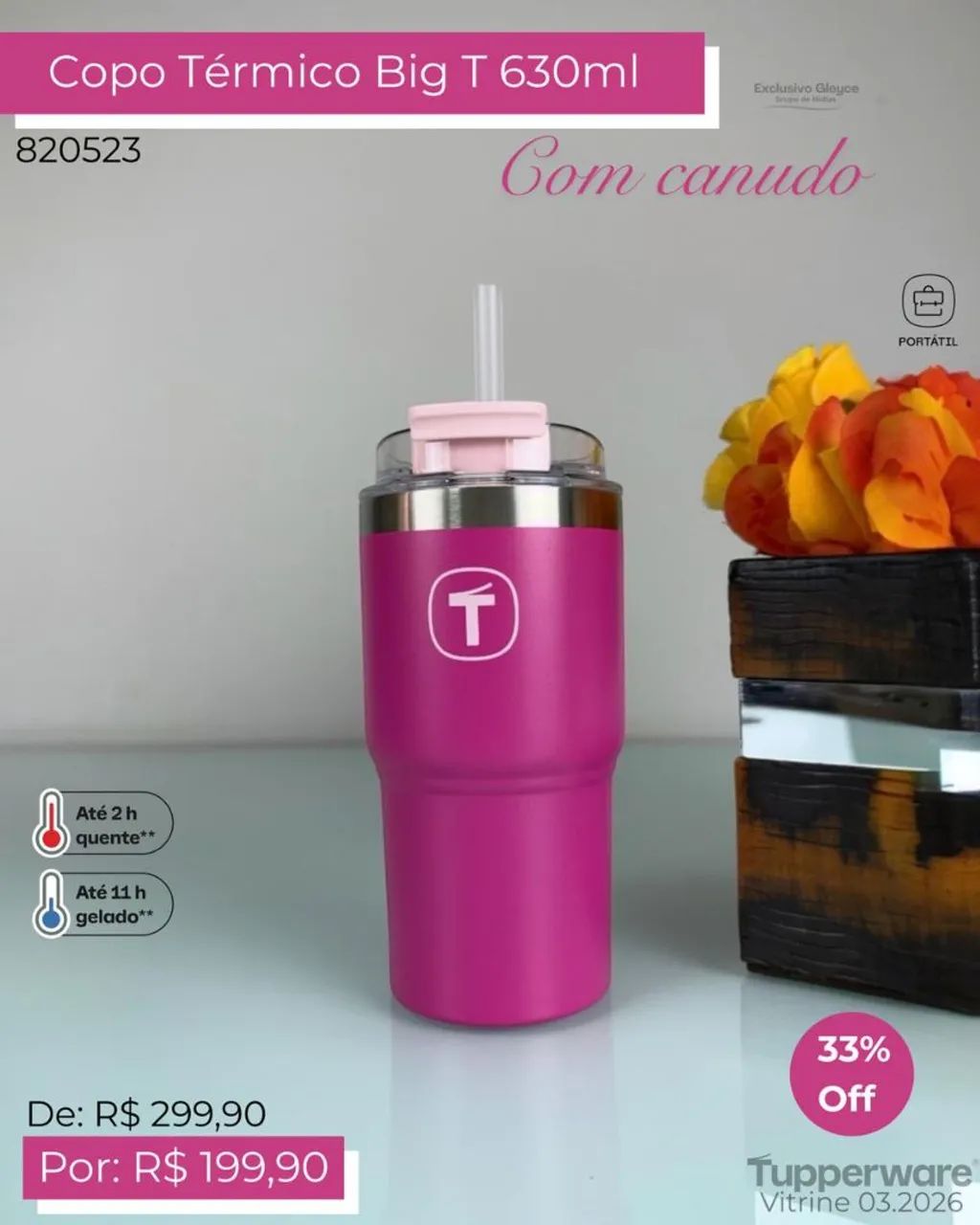 Copo big t Tupperware - Foto 2