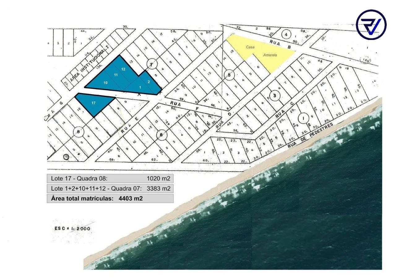 Área total de 4.403 m² a 200 m da Praia daTaíba - Foto 2