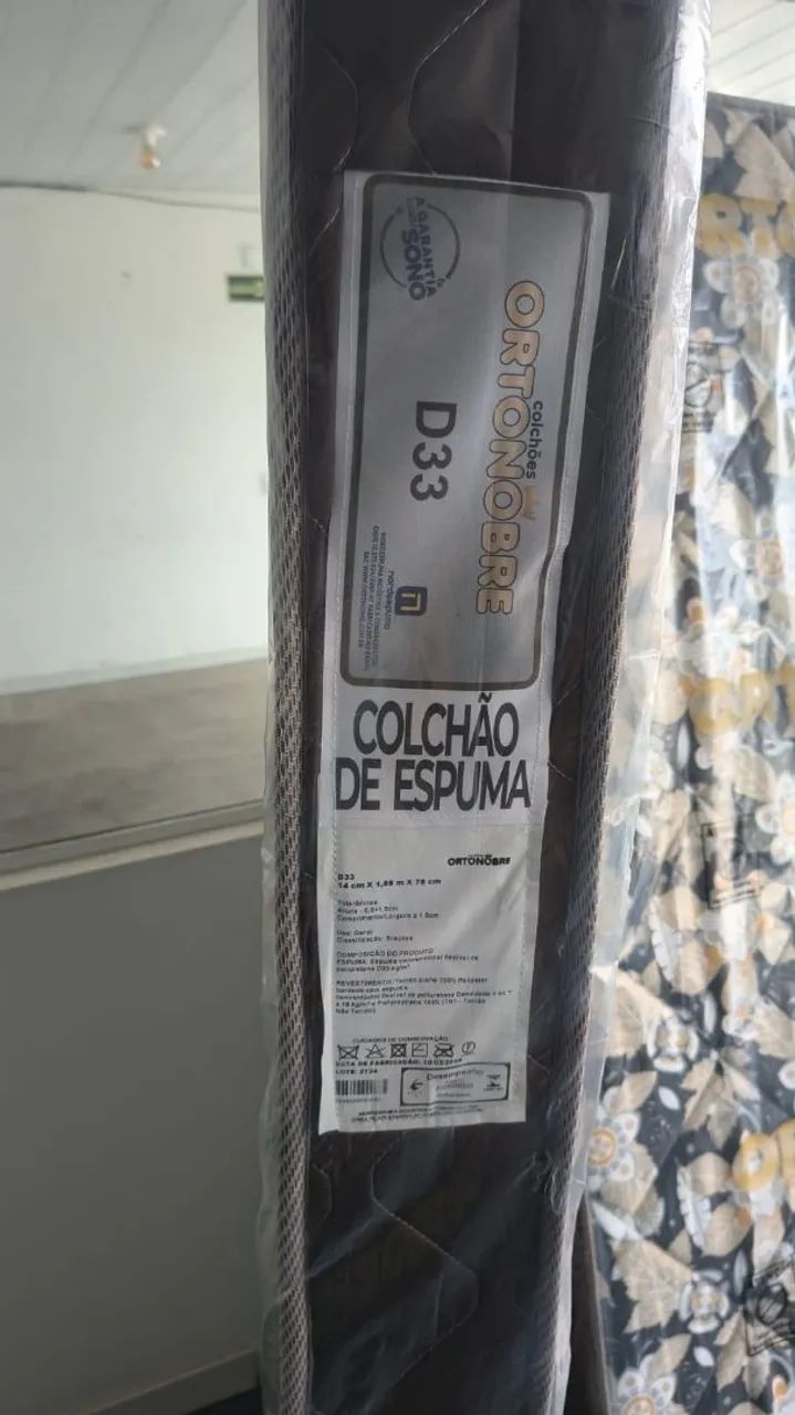 Colchão D33 de solteiro 14 cm de espuma da ortonobre  - Foto 2